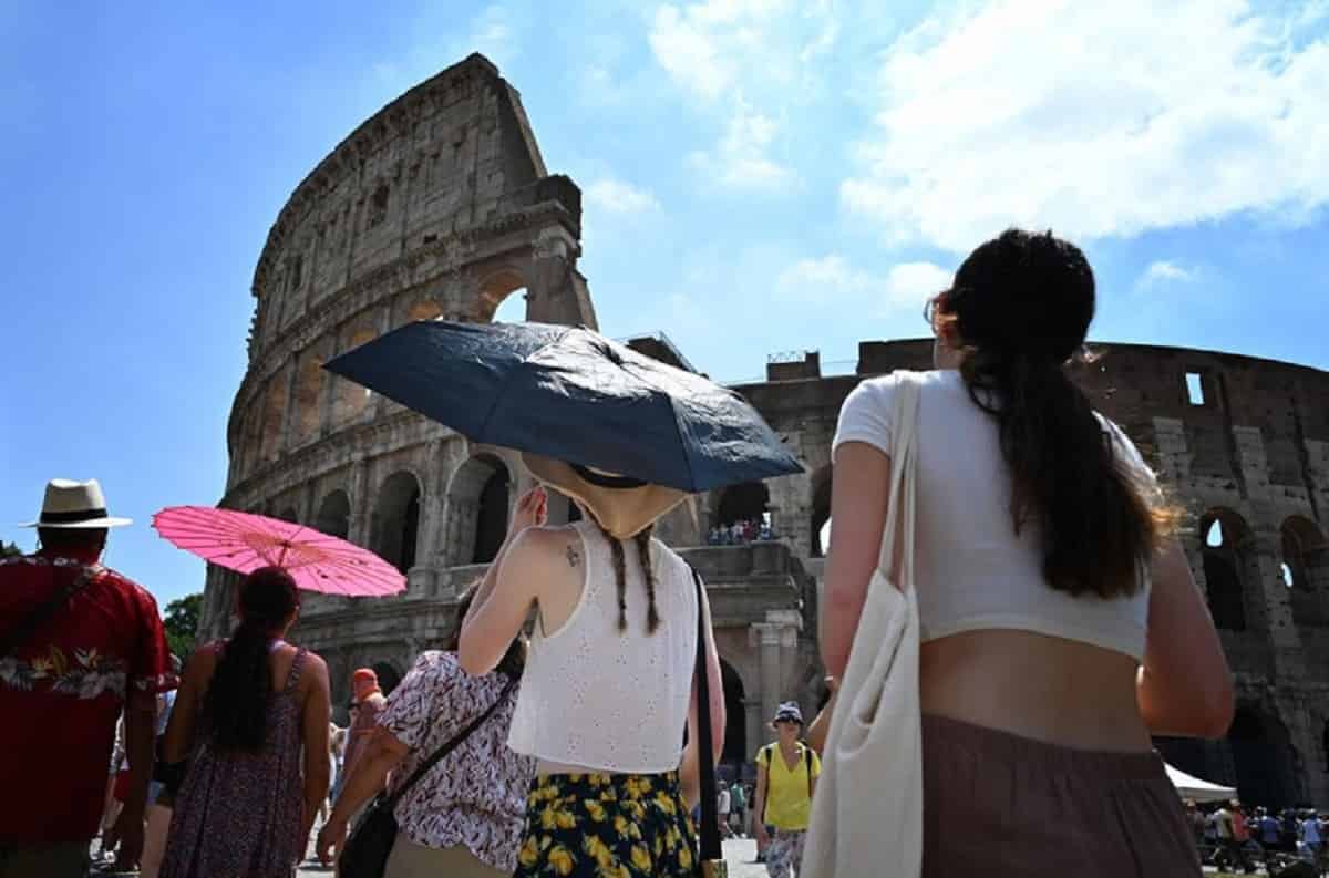 Caldo record, foto Ansa