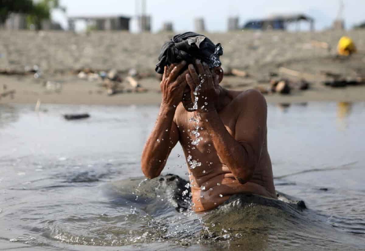 Caldo record, foto Ansa