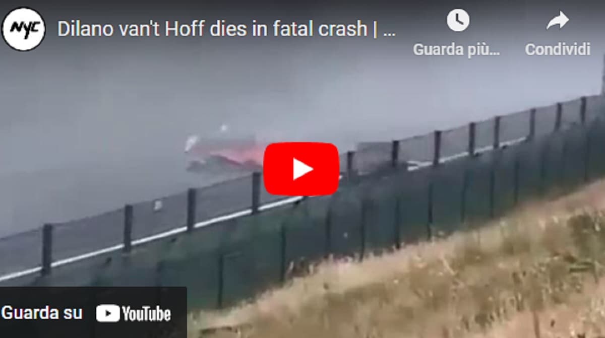 Dilano van 't Hoff, il pilota 18enne muore in un incidente in F3 a Spa VIDEO