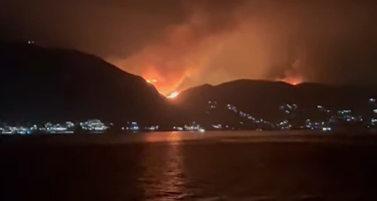 Incendi Grecia, foto YouTube