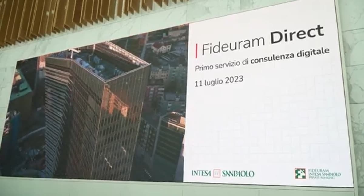 Intesa Sanpaolo, il nuovo modello di consulenza Direct Advisory VIDEO