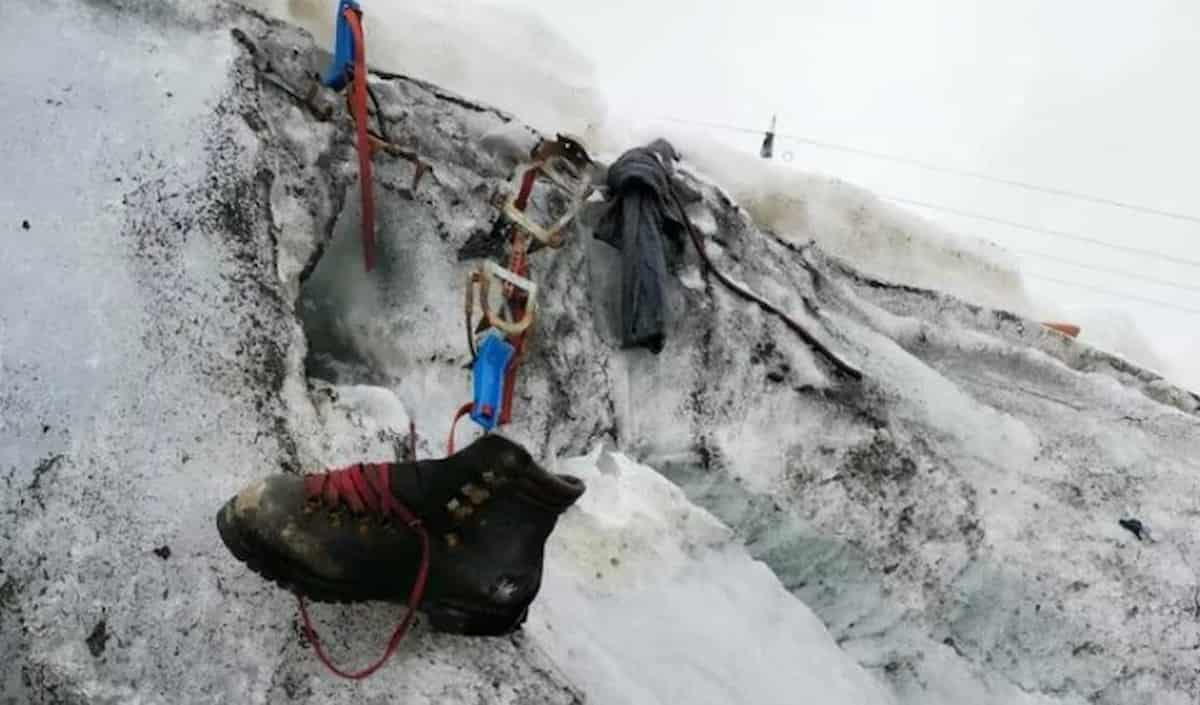 resti alpinista scomparso