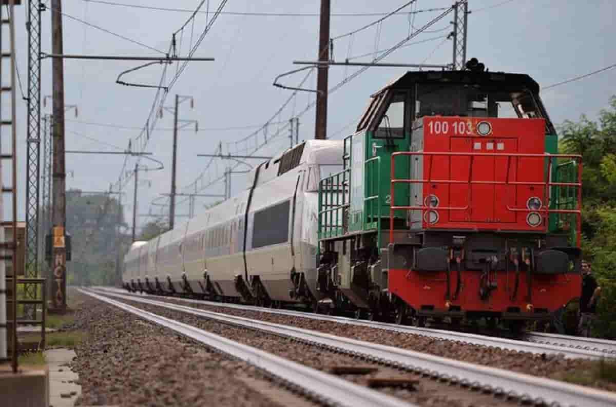 Travolta da treno merci, foto d'archivio Ansa