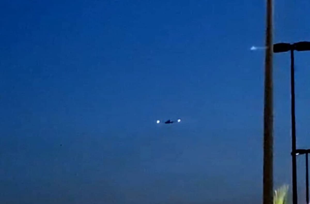 Ufo a Genova, foto Ansa