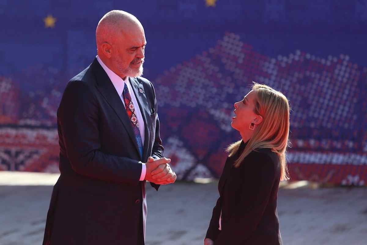 edi_rama_giorgia_meloni_albania_ansa