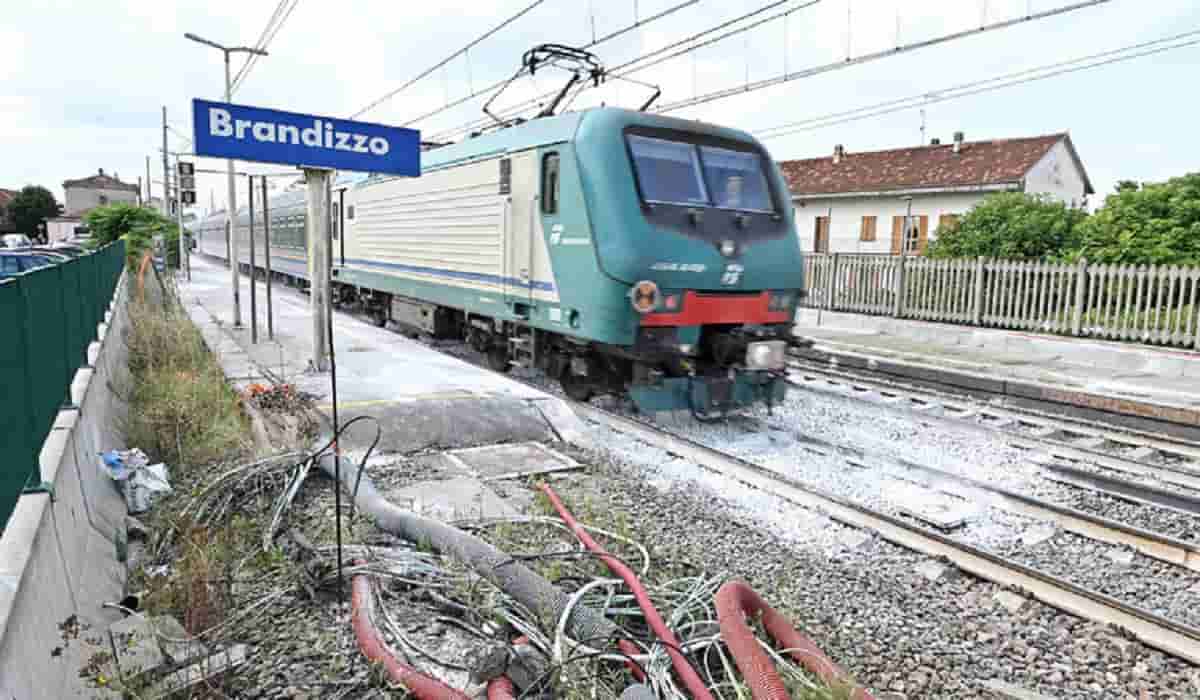 Strage di Brandizzo, foto Ansa