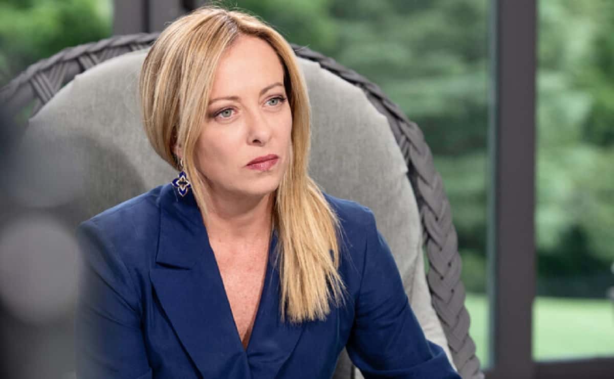 Giorgia Meloni, foto Ansa