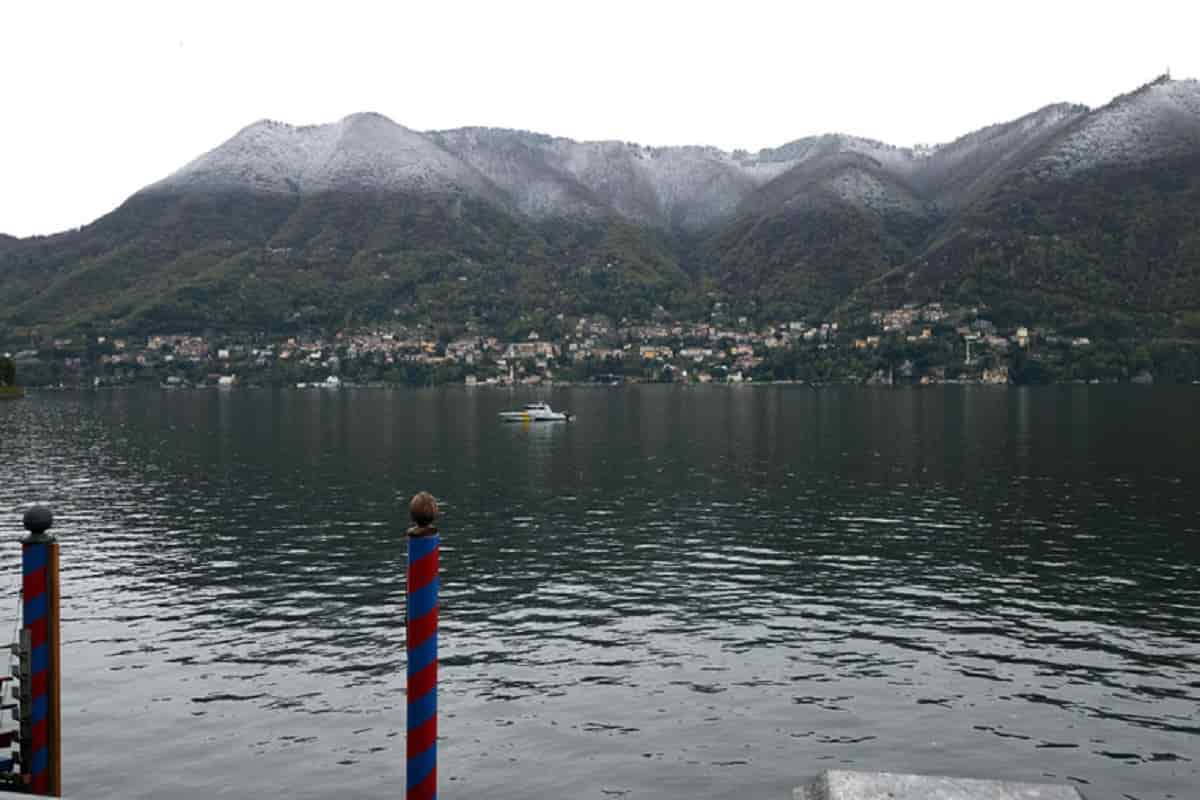Lago di Como, foto Ansa