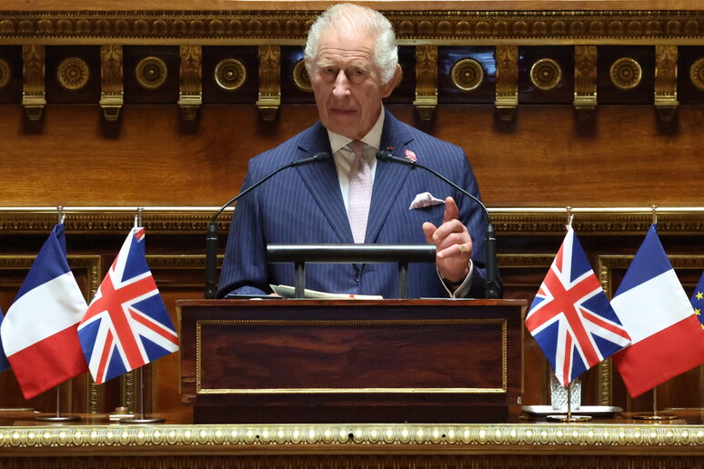 Re Carlo, volo di 75 minuti da Parigi a Bordeaux: furia degli ecologisti