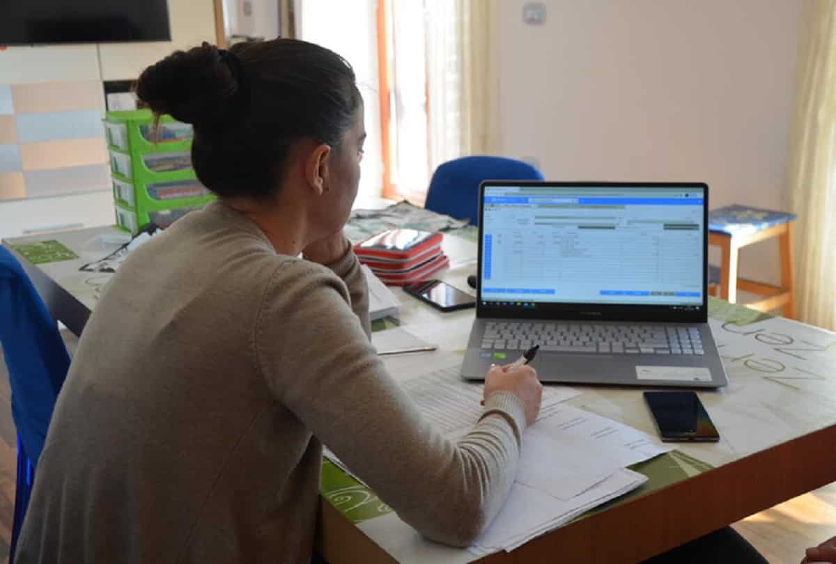 Smart working, foto Ansa