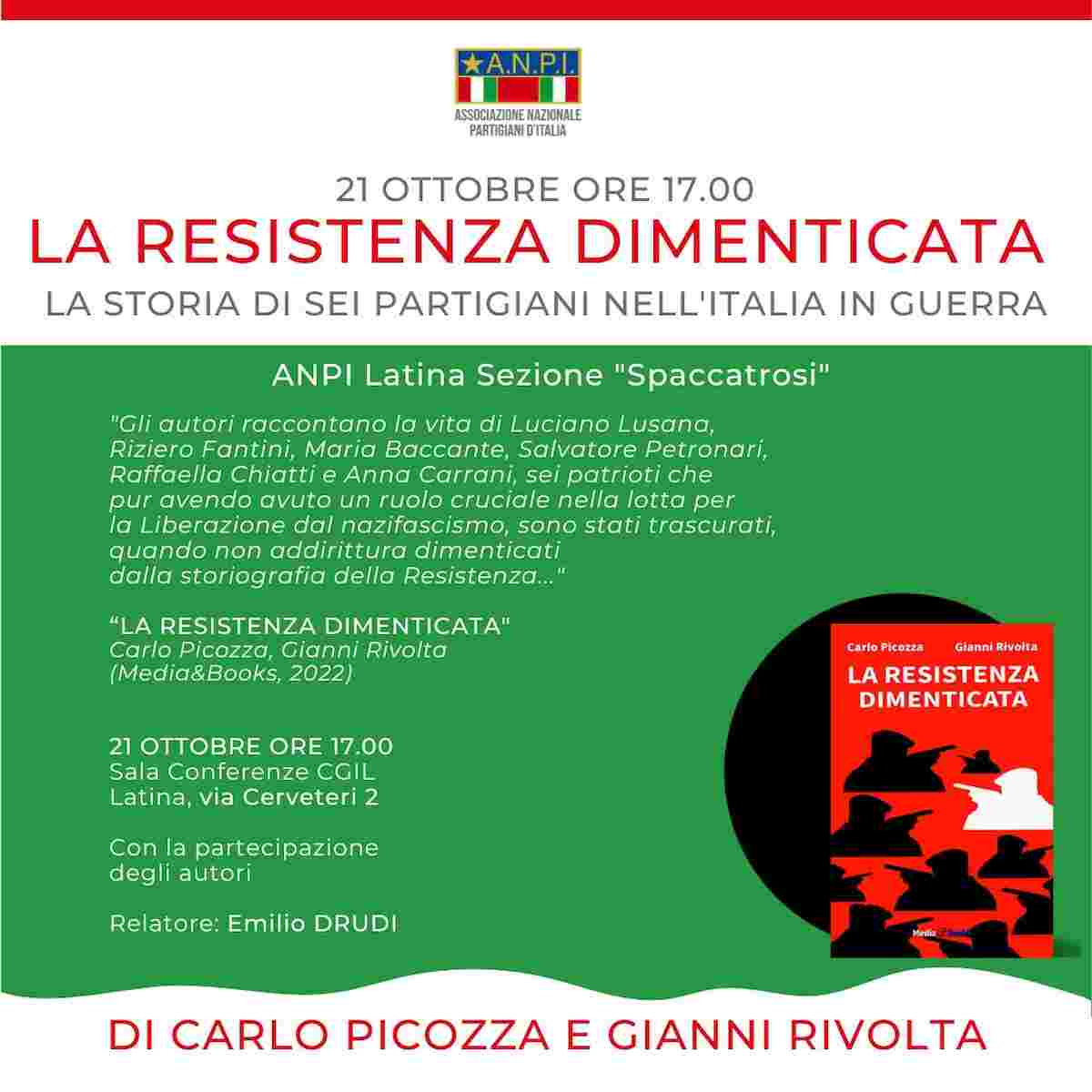 la resistenza dimenticata la presentazione del libro