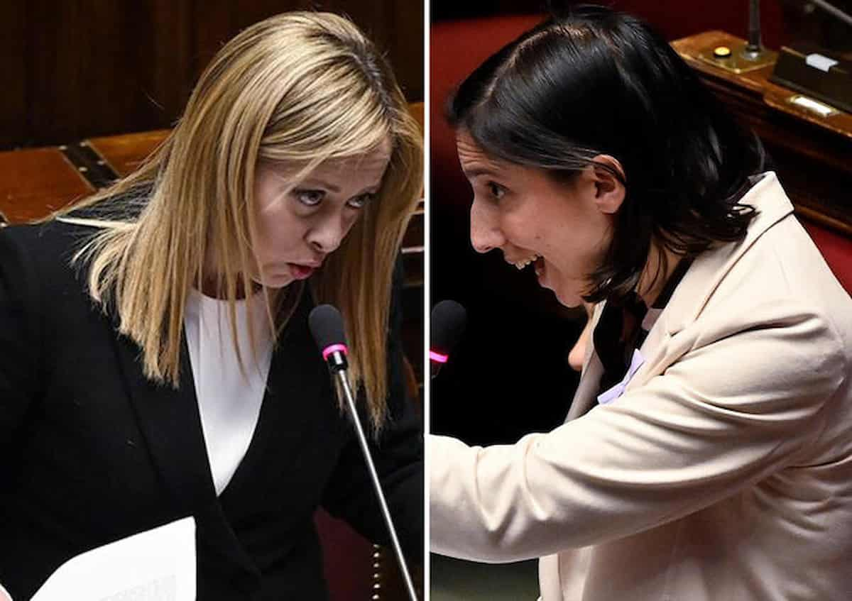 Giorgia vs Elly, il match, Meloni promette, per il Pd 5 anni di opposizione? Potrebbe fargli bene, il parrtito è forte, la Cgil è il suo bastone