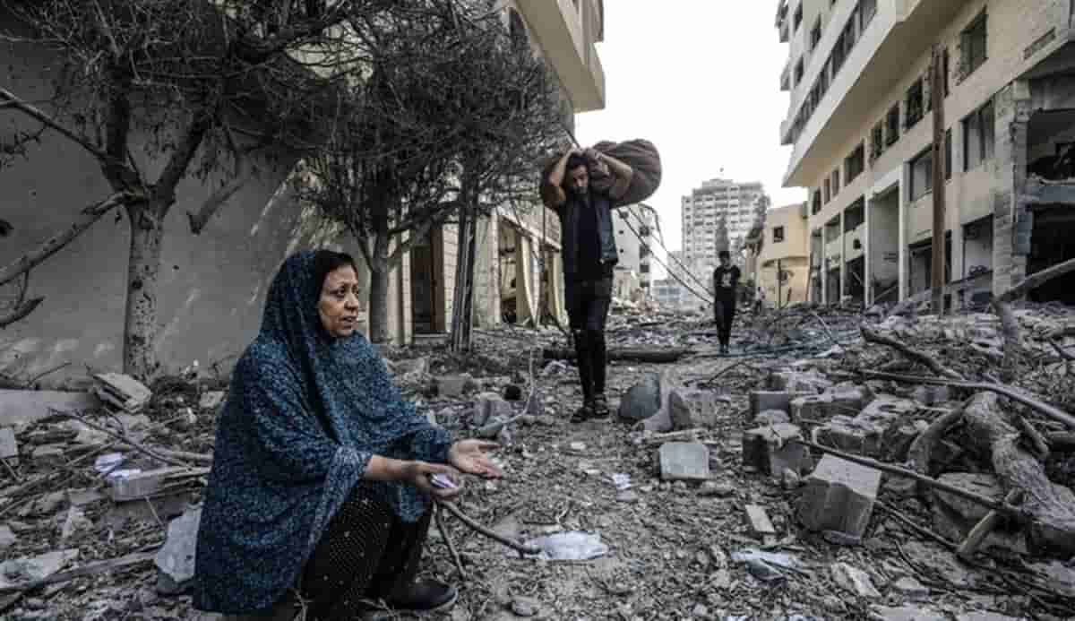 La guerra a Gaza, foto d'archivio Ansa