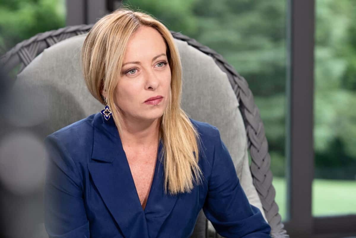 Giorgia Meloni, foto Ansa