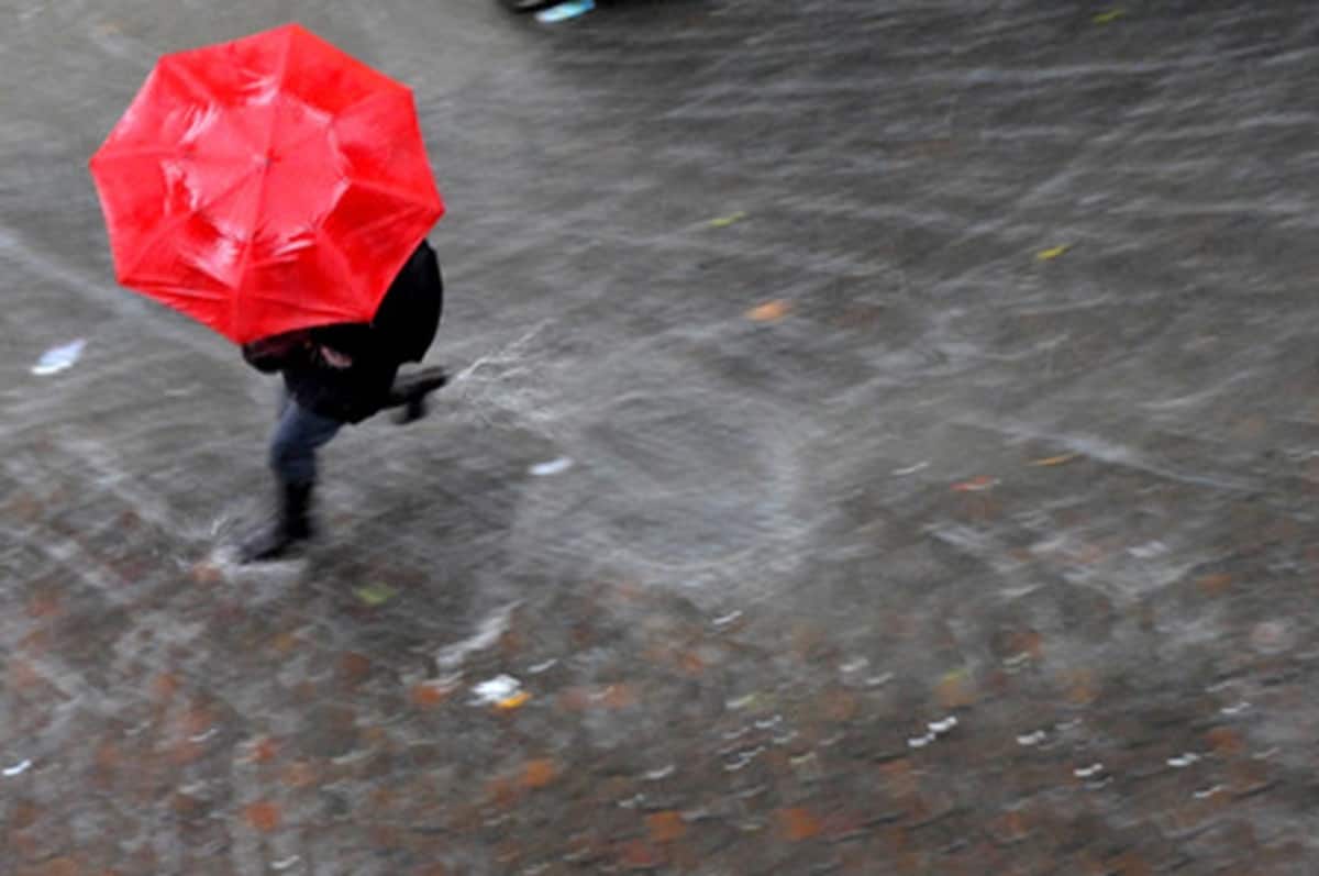 Allerta meteo, foto d'archivio Ansa