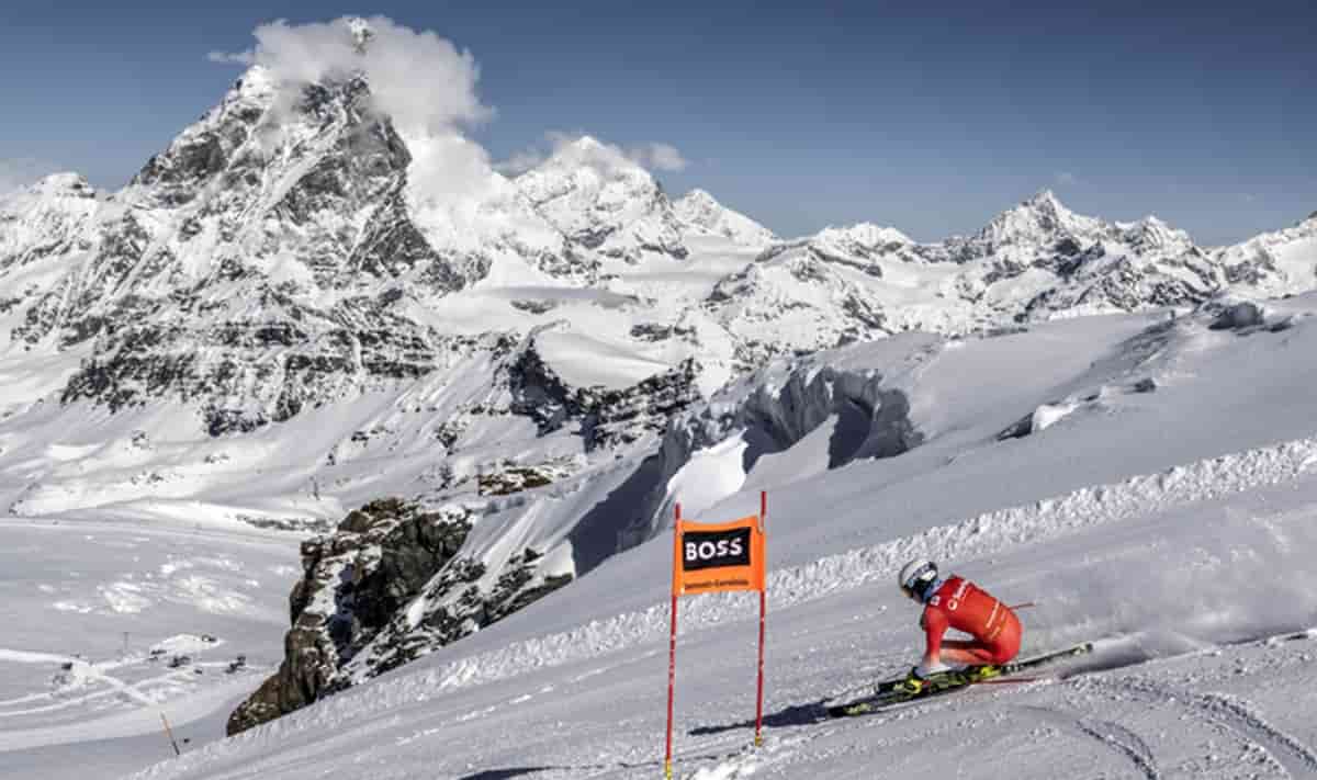 Coppa del Mondo di sci, foto Ansa