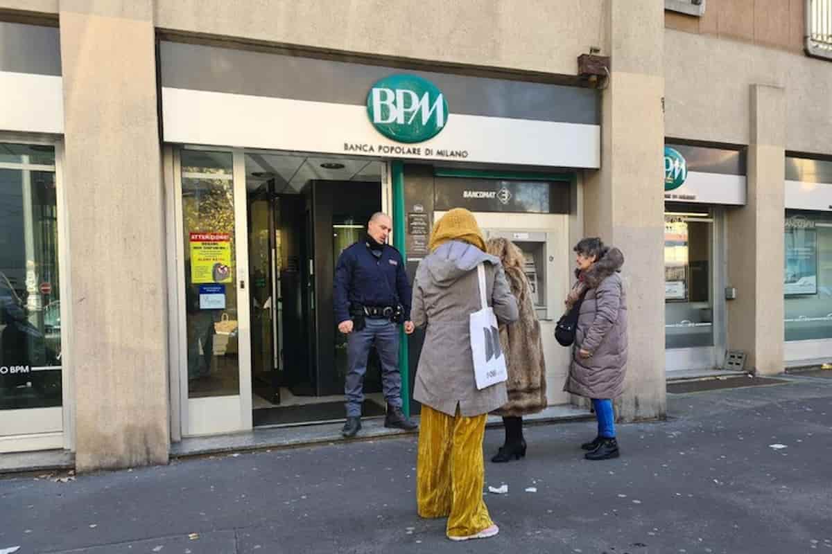 milano rapina bpm buco
