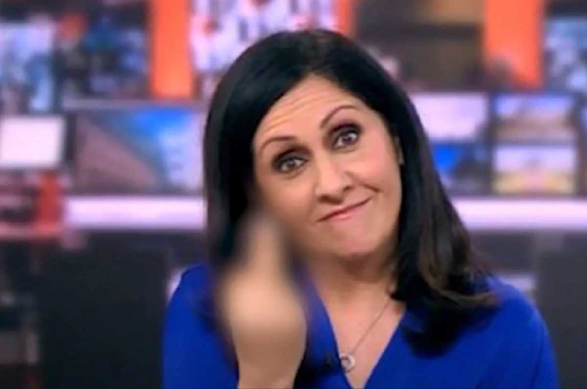 dito medio giornalista bbc