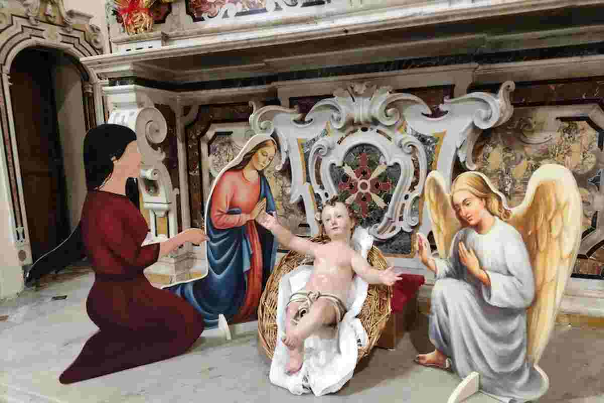 presepe lgbt con due mamme ansa
