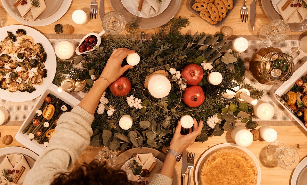 cena di natale in famiglia