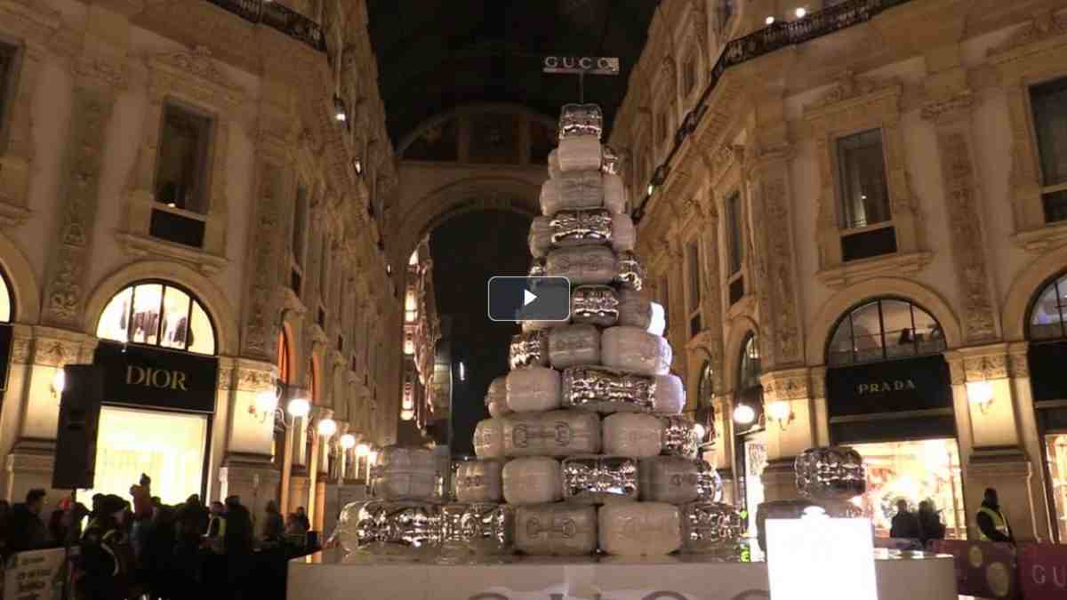 albero gucci galleria vittorio emanuele