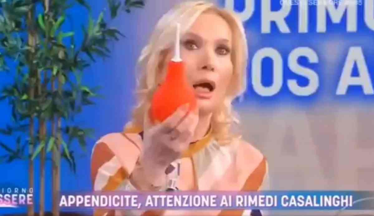vera carbone gaffe in diretta su rai uno