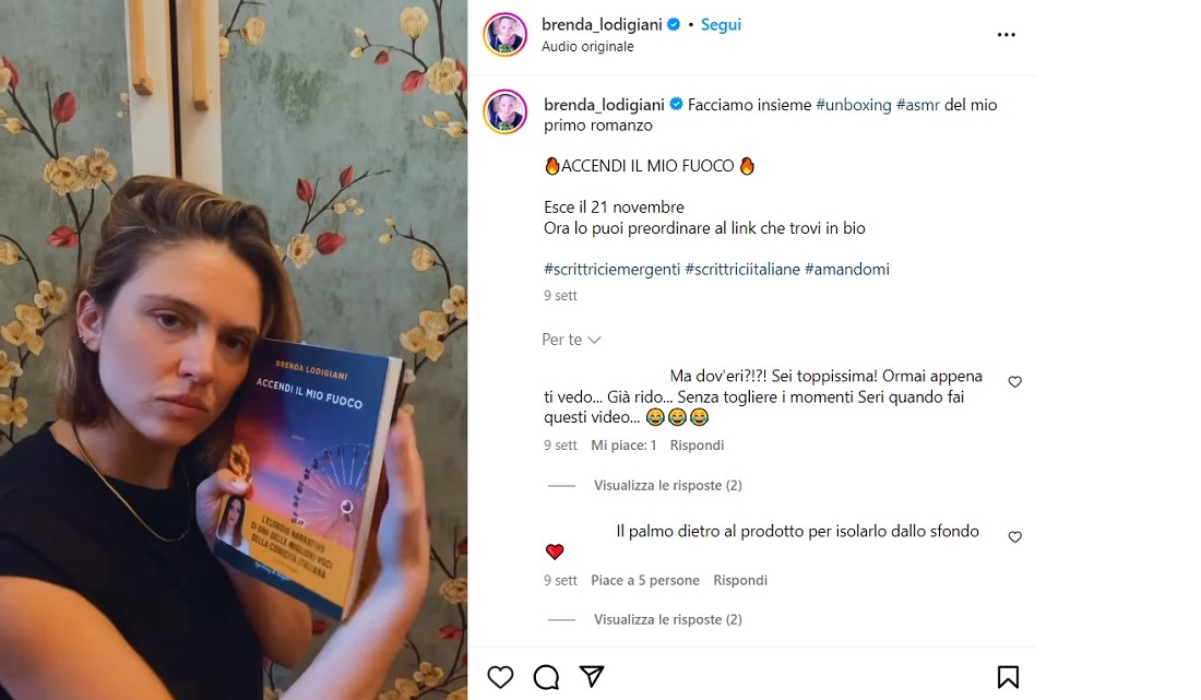 Brenda Lodigiani, foto Instagram