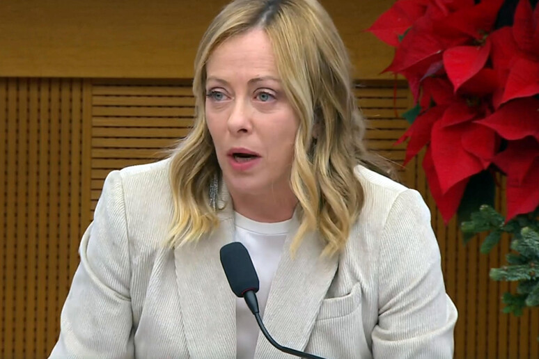 Meloni conferenza stampa