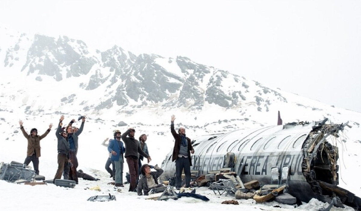 La società della neve, una scena del film