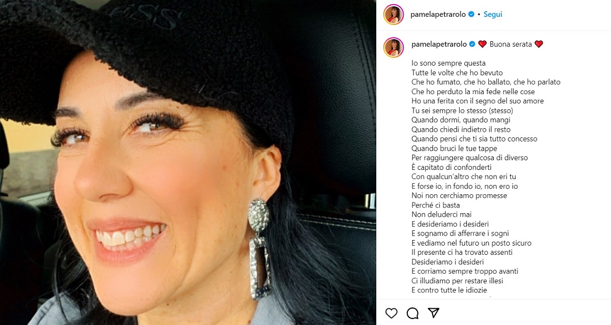 Pamela Petrarolo foto Instagram