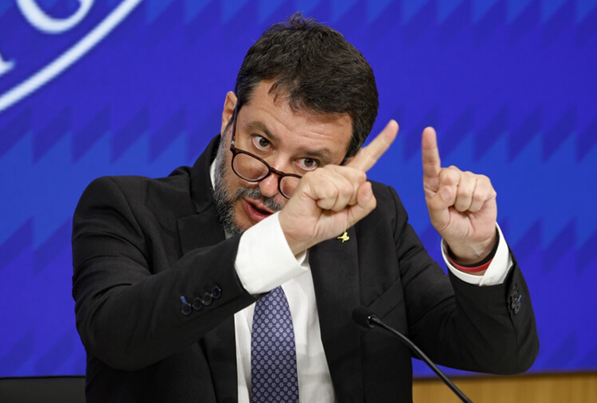 Il ministro Matteo Salvini FOTO ANSA