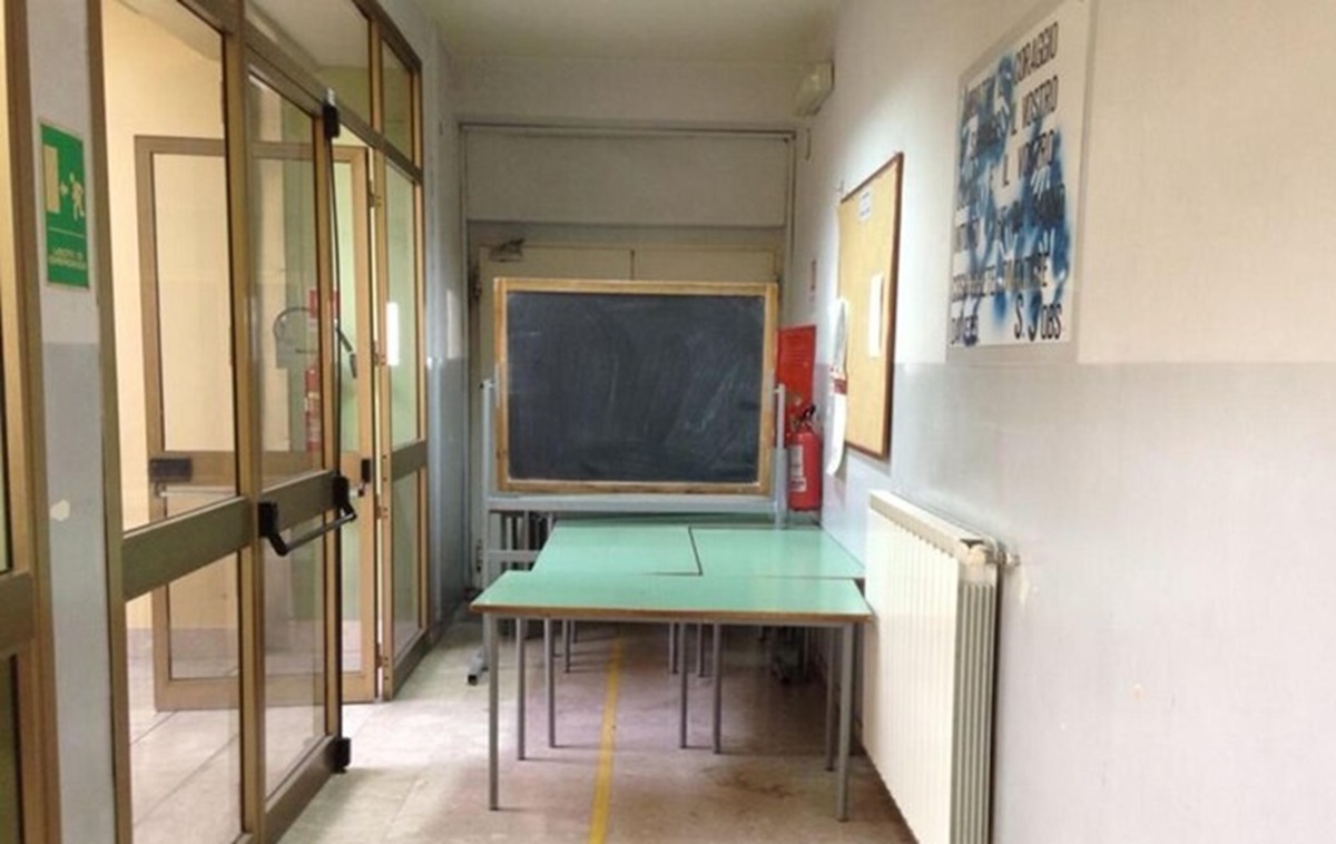 Una scuola, foto d'archivio Ansa