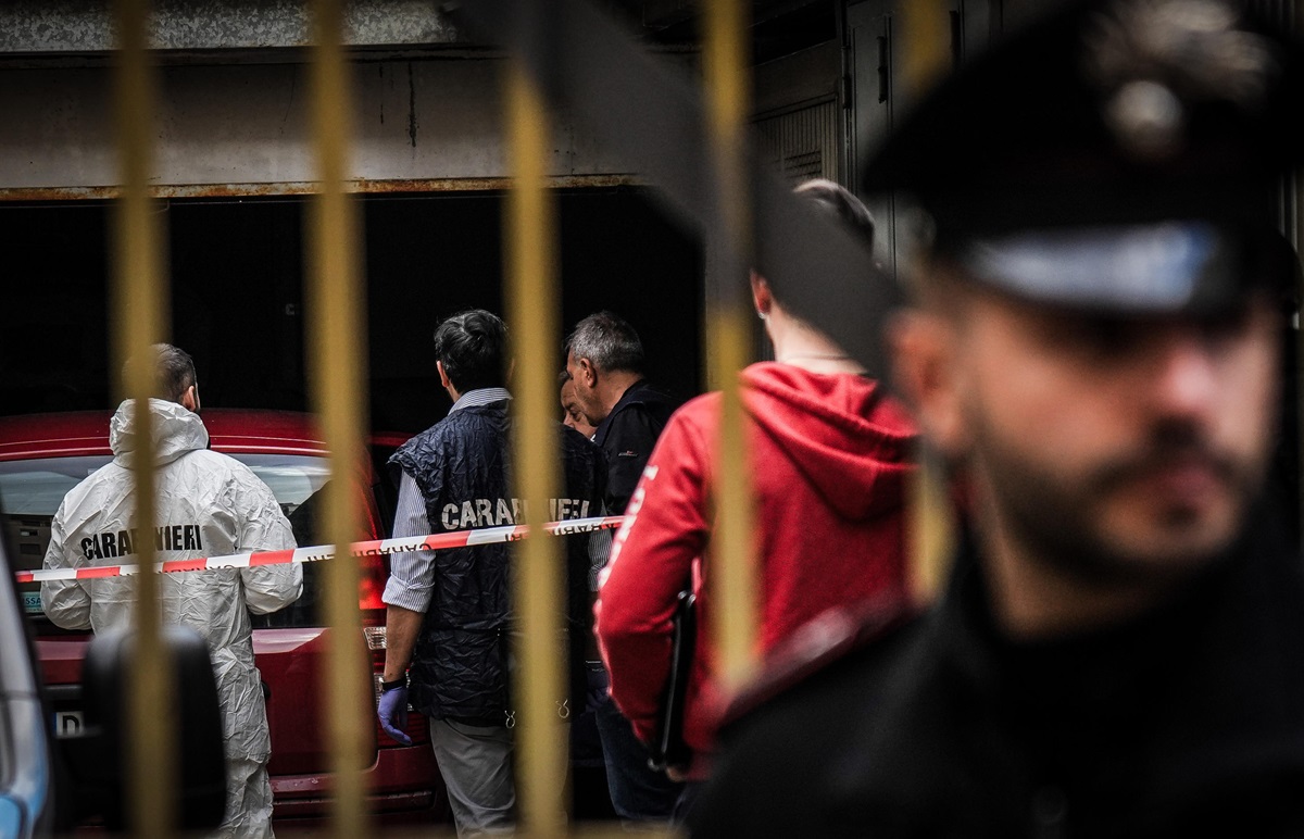 Il garage dove sono morti i due fidanzati FOTO ANSA