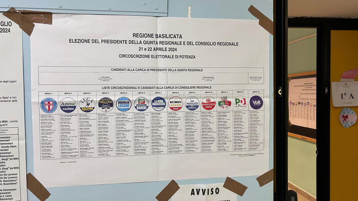 elezioni regionali basilicata