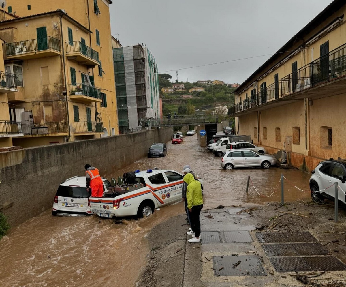 maltempo isola d'elba ANSA