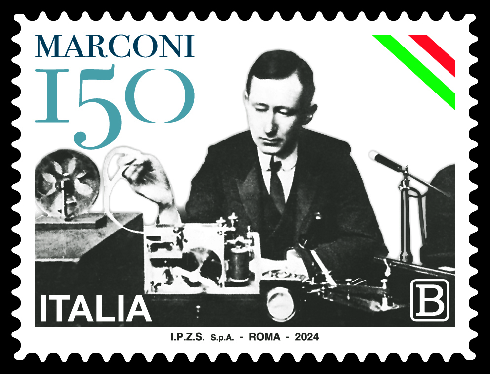 francobollo guglielmo marconi