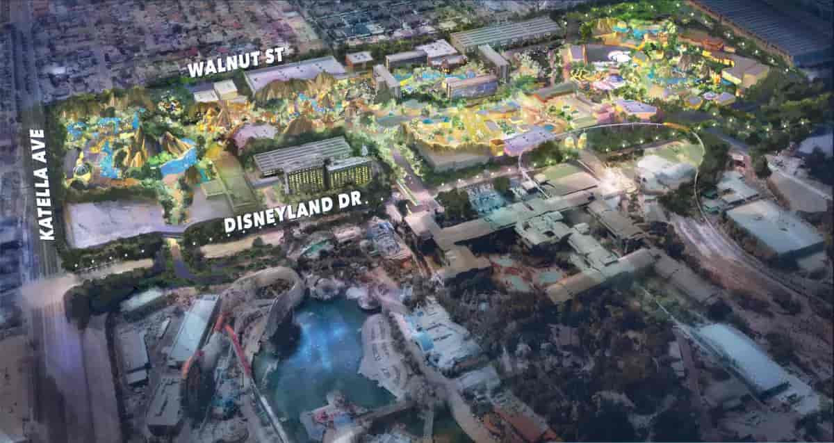 Disneyland si espande, investimenti fino a 2,5 miliardi di dollari, il comune di Anaheim approva all'unanimità