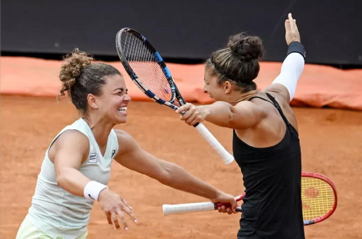 jasmine paolini sara errani foto ansa