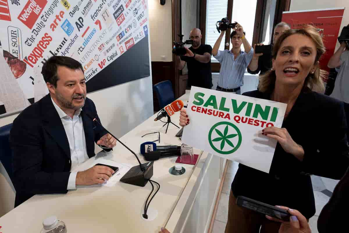 salvini pianta erba video