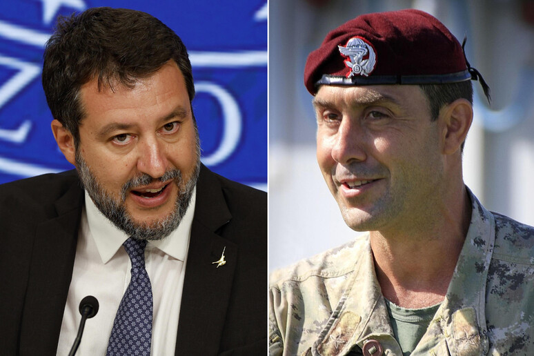 matteo salvini e il generale vannacci